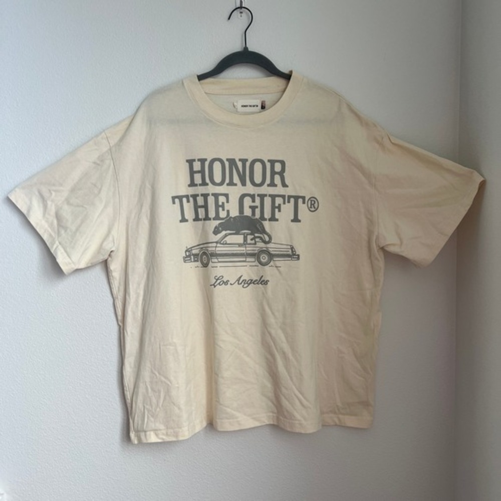Honor The Gift Bone HTG Pack T-Shirt XL Oversized Box-Fit Streetwear SkaterRetro